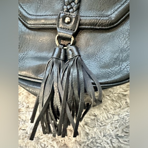 Antik Kraft black purse with reversible strap crossbody bag - Picture 2 of 10